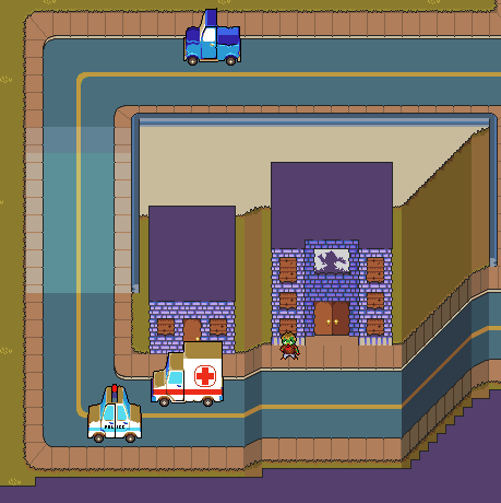 Day time mockup of an RPG set in a zombie world